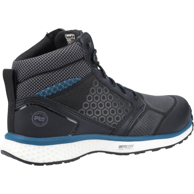 Timberland Pro Reaxion Mid Composite Safety Boots Black/Blue 2#colour_black-blue