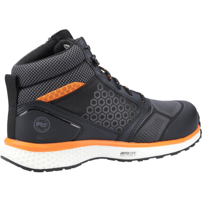 Timberland Pro Reaxion Mid Composite Safety Boots Black/Orange 2#colour_black-orange