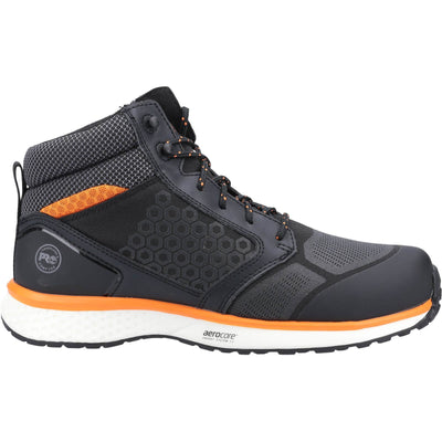 Timberland Pro Reaxion Mid Composite Safety Boots Black/Orange 4#colour_black-orange