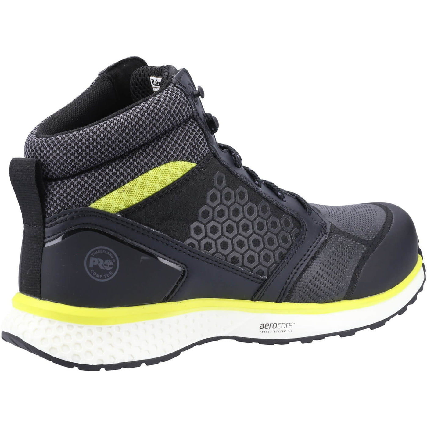 Timberland Pro Reaxion Mid Composite Safety Boots Black/Yellow 2#colour_black-yellow
