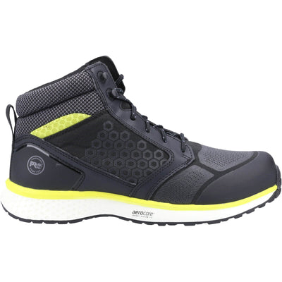 Timberland Pro Reaxion Mid Composite Safety Boots Black/Yellow 4#colour_black-yellow