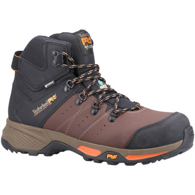 Timberland Pro Switchback Non-Metal Work Safety Hiker Boots Brown 1#colour_brown