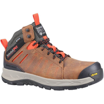 Timberland Pro Trailwind Waterproof Work Safety Boots Brown 1#colour_brown