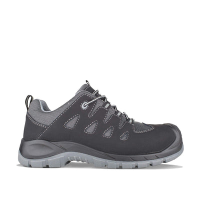 Toe Guard by Snickers 80460 PHANTOM Cordura and Leather S3 Safety Shoes Black 1 #colour_black