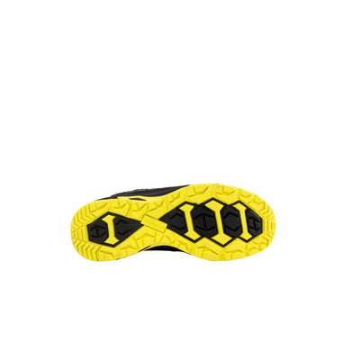 Toe Guard by Snickers 80510 SPRINTER Leather and Ripstop S3 Safety Trainer Shoes Black Yellow 2 #colour_black-yellow