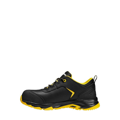 Toe Guard by Snickers 80530 WILD LOW ESD S3 Wide Fit Safety Shoes Black Yellow 02 #colour_black-yellow