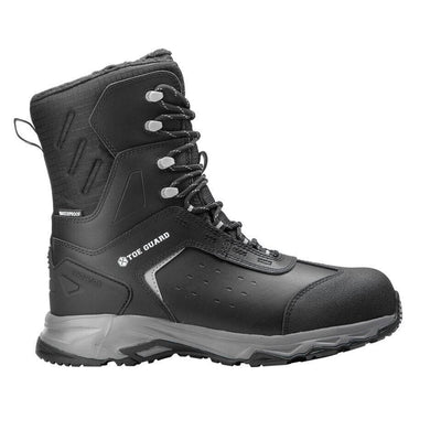 Toe Guard by Snickers 80565 WILD WR High Leg Safety Boots Waterproof ESD S3 Wide Fit Metal Free Black 1 #colour_black