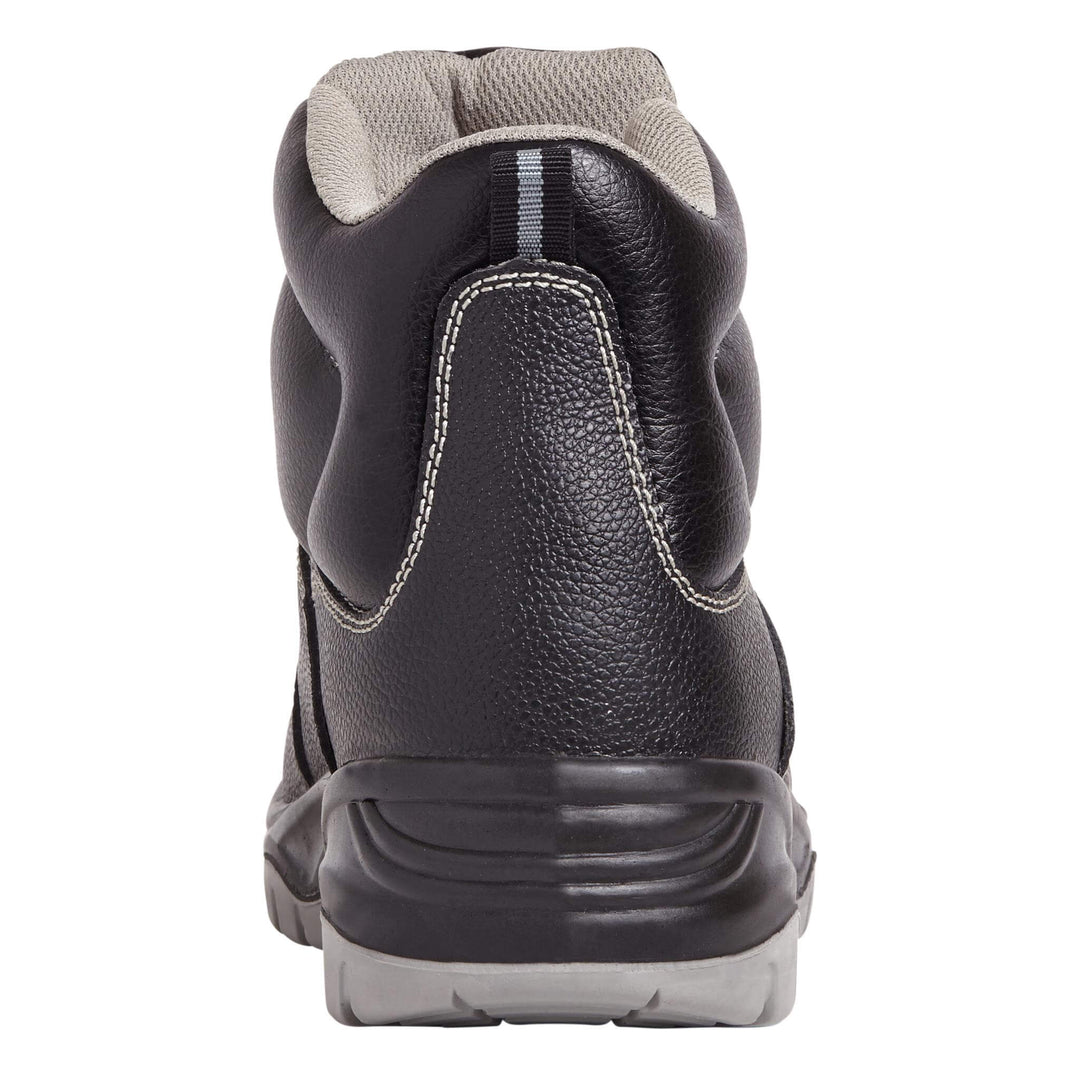 Work Site SS609SM Black All Terrain Safety Boots Honey Heel #colour_honey