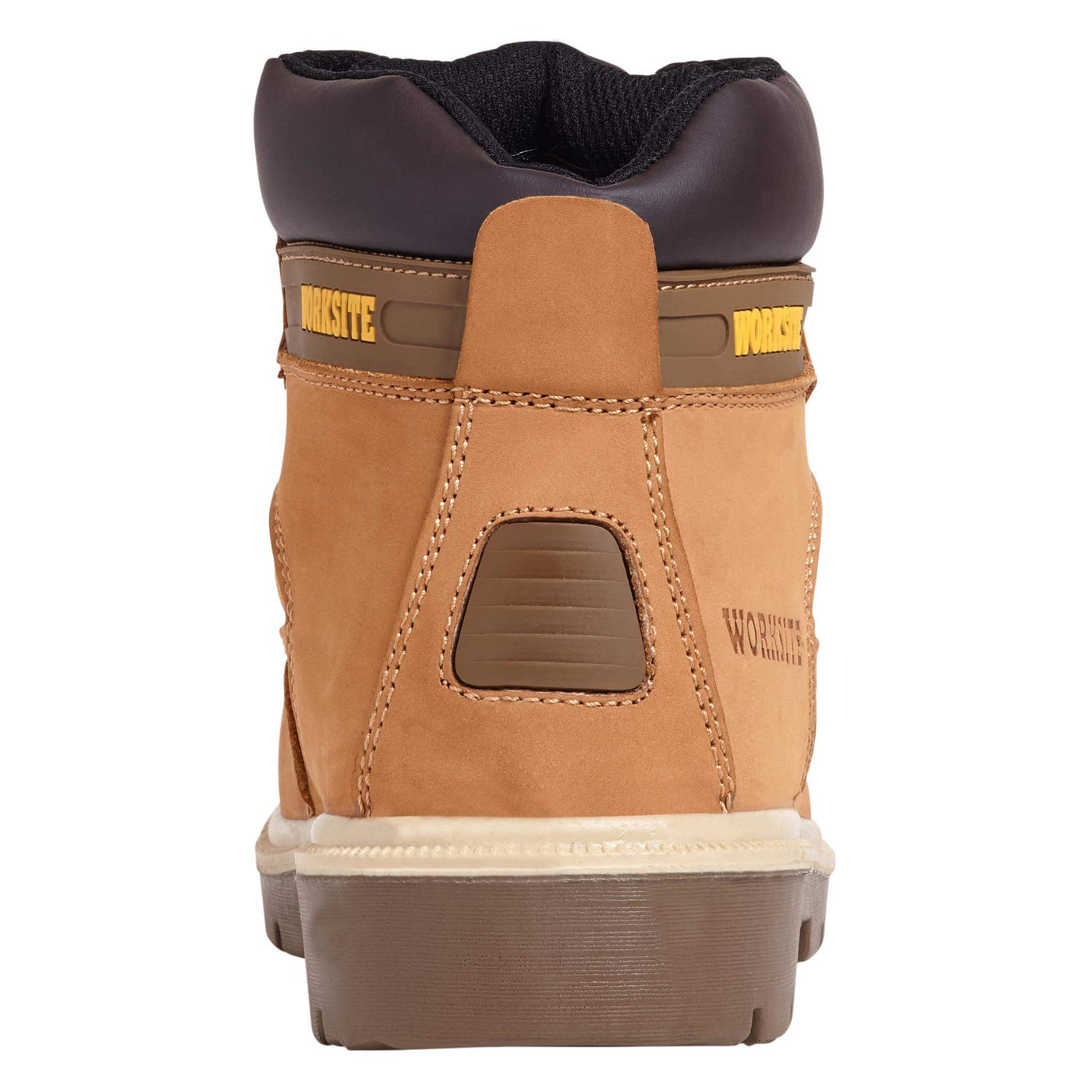 Work Site SS613SM Wheat 6 Inch Safety Boots Honey Heel #colour_honey