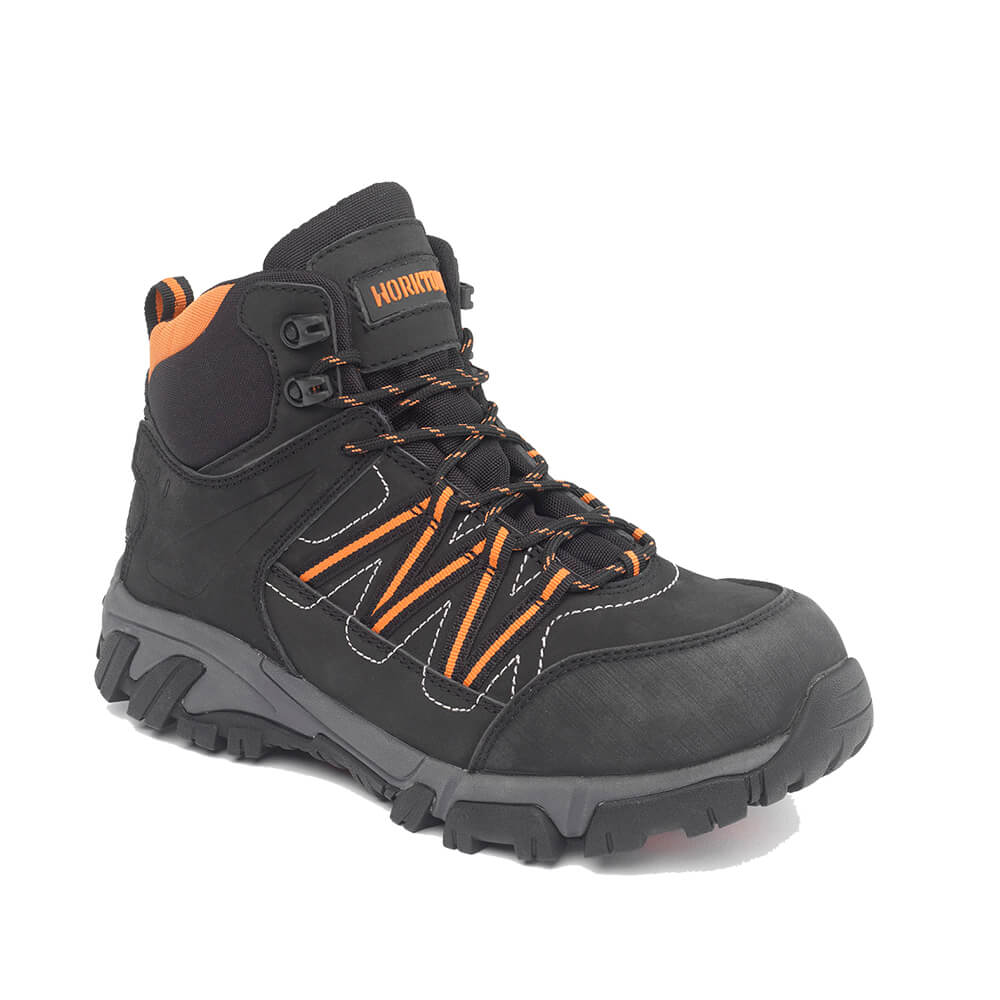 Worktough Graft Metal Free Safety Boots Black Product Main#colour_black