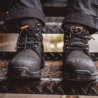 Worktough Heeley Safety Boots Black Lifestyle 5#colour_black