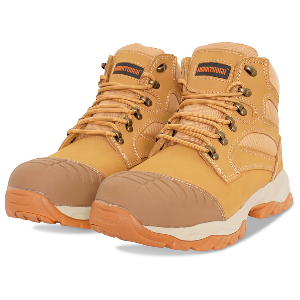 Worktough Heeley Safety Boots Honey Product 2#colour_honey