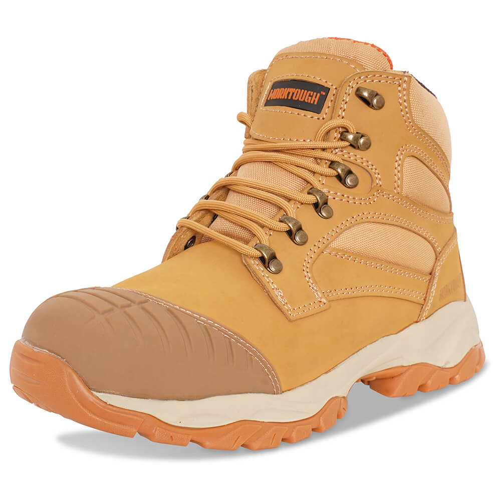 Worktough Heeley Safety Boots Honey Product 5#colour_honey