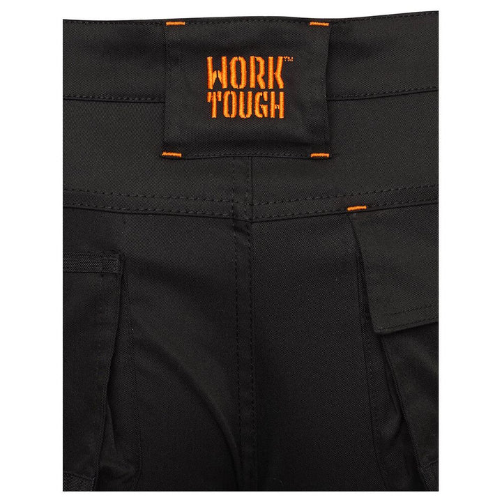 Worktough Holster Pocket Work Shorts Black Product 4#colour_black