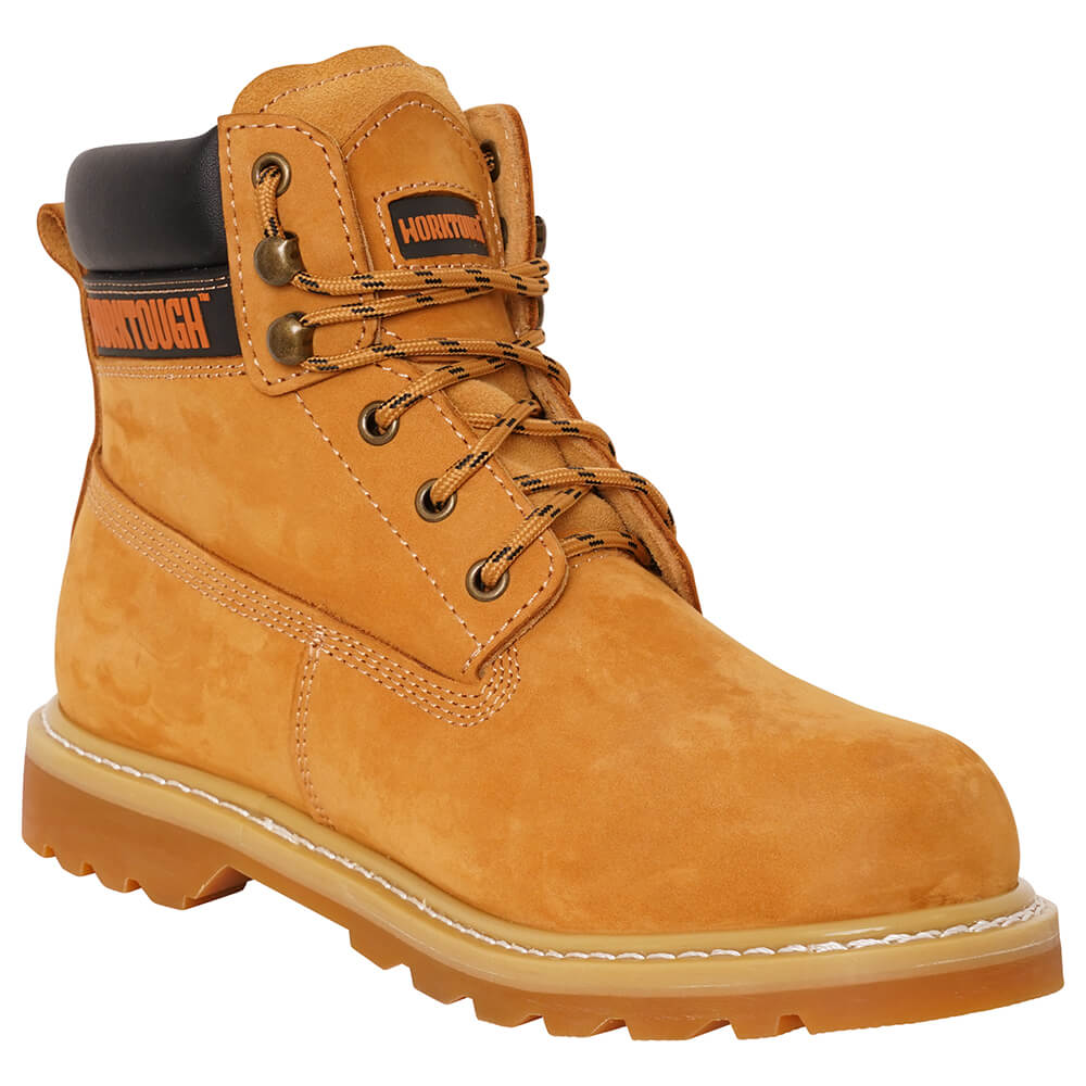 Worktough Kelham Safety Boots Honey Product Main#colour_honey
