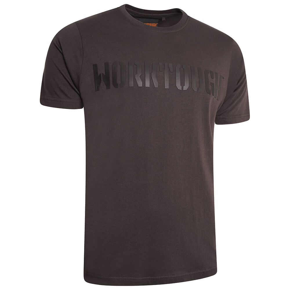 Worktough Logo T-Shirt Dark Grey Product 4#colour_dark-grey