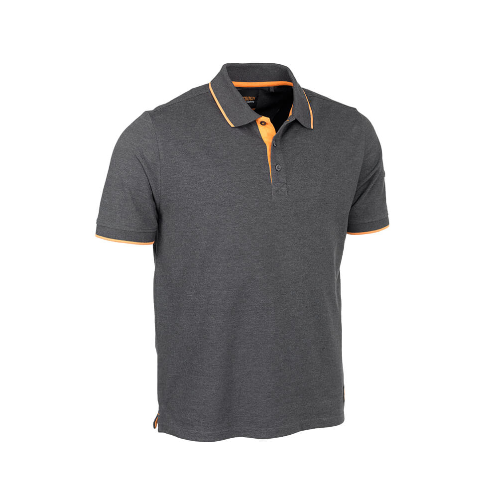 Worktough Pique Polo Shirt Grey Product Main#colour_grey