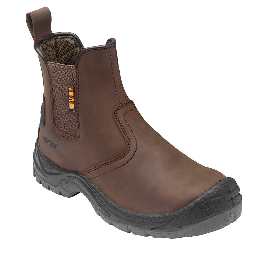 Worktough Safety Dealer Boots Brown Product Main#colour_brown