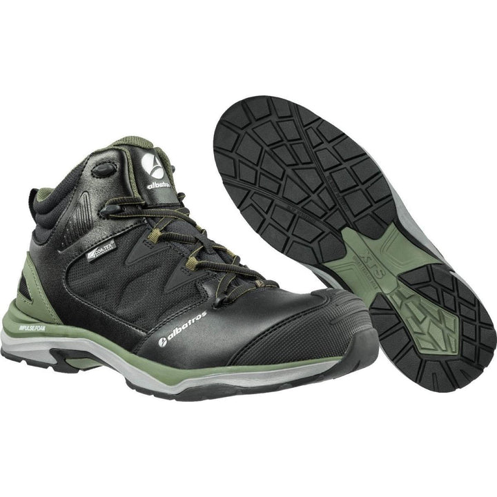 Albatros Ultratrail Olive Ctx Safety Boots Mens - workweargurus.com