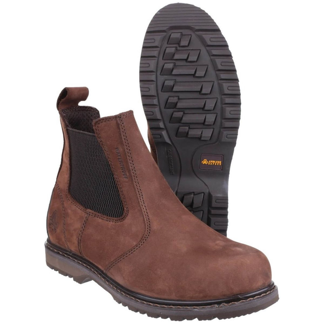 Amblers As148 Sperrin Waterproof Dealer Safety Boots Mens - workweargurus.com