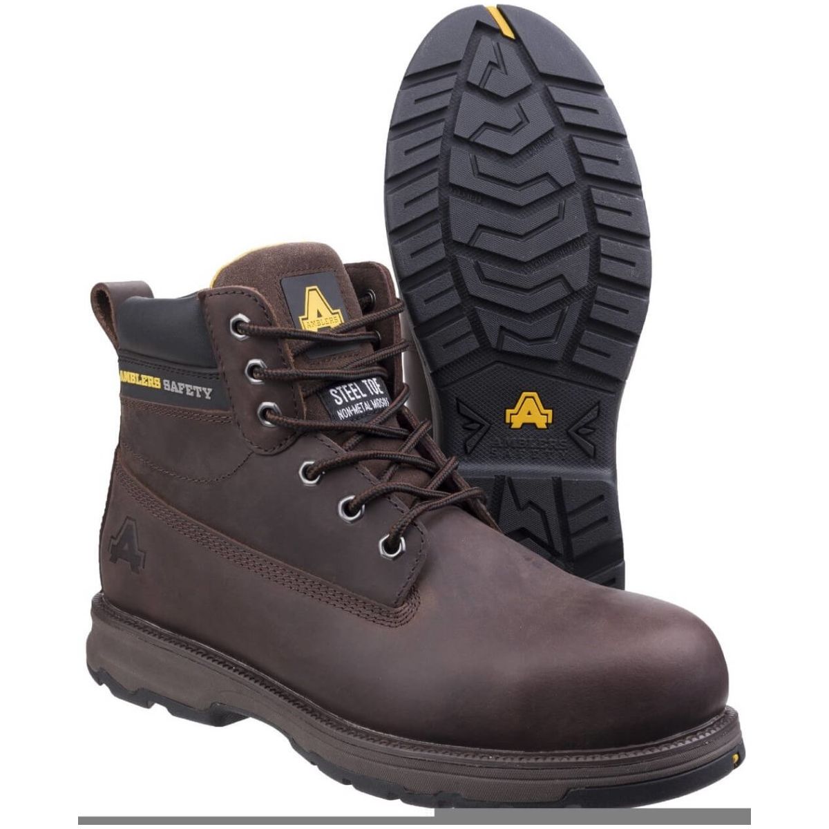 Amblers As170 Leather Safety Boots Mens - workweargurus.com