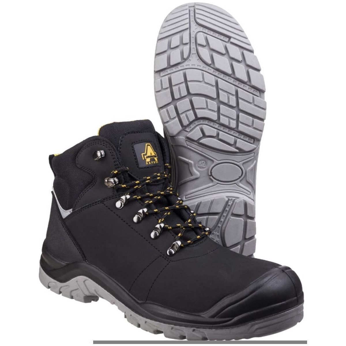 Amblers As252 Water-Resistant Leather Safety Boots Mens - workweargurus.com