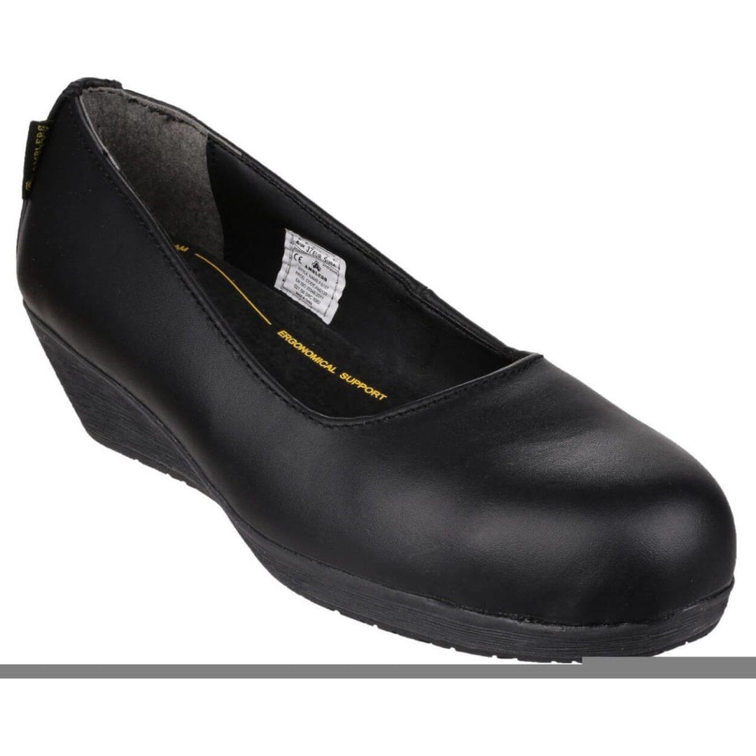 Amblers FS107 Heeled Court Work Shoes Ladies Amblers FS107 Heeled Court Work Shoes Ladies