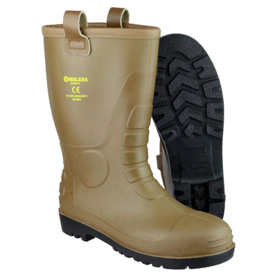 Amblers Fs95 Waterproof Pvc Safety Rigger Boots Mens - workweargurus.com