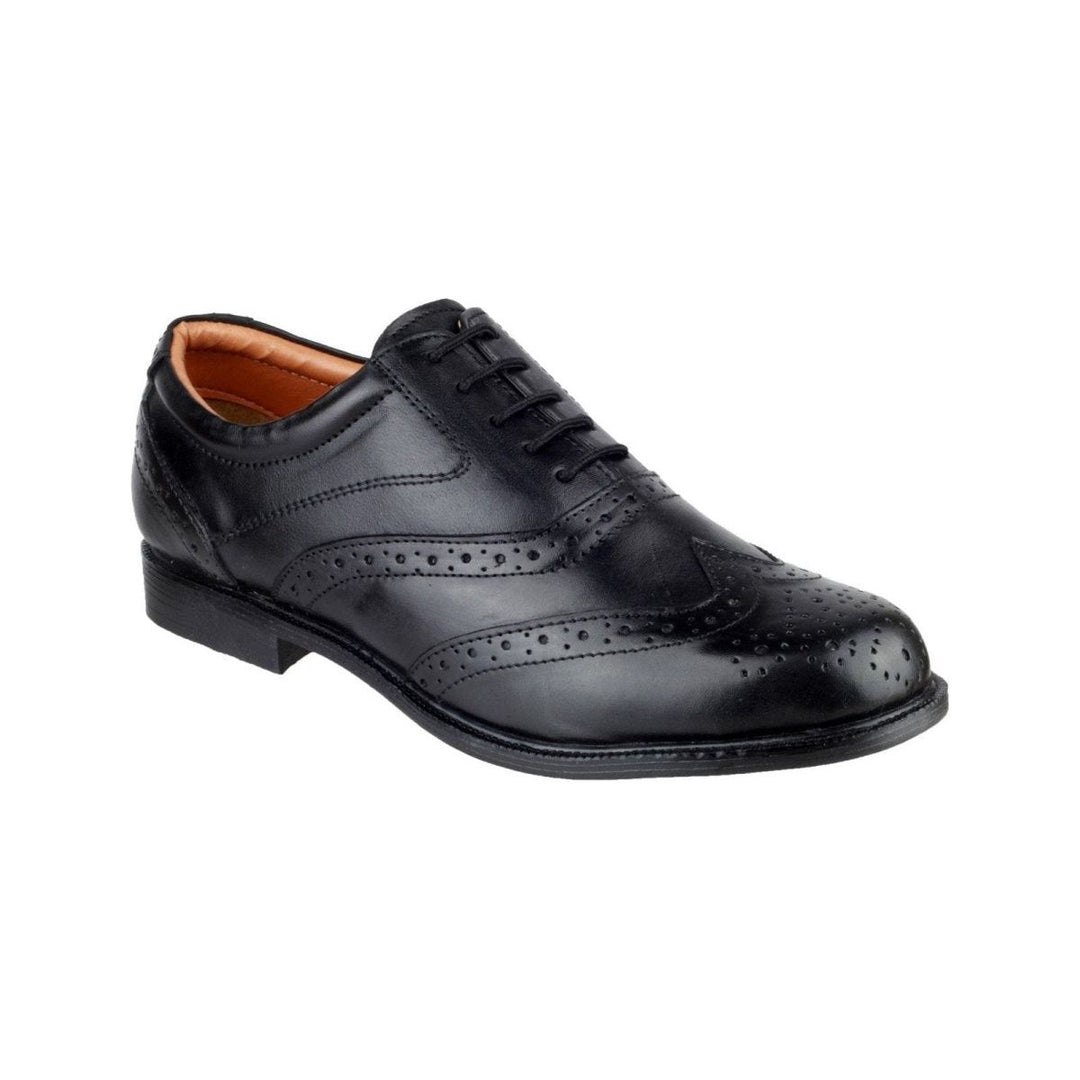 Amblers Liverpool Oxford Brogue Shoes Mens - workweargurus.com