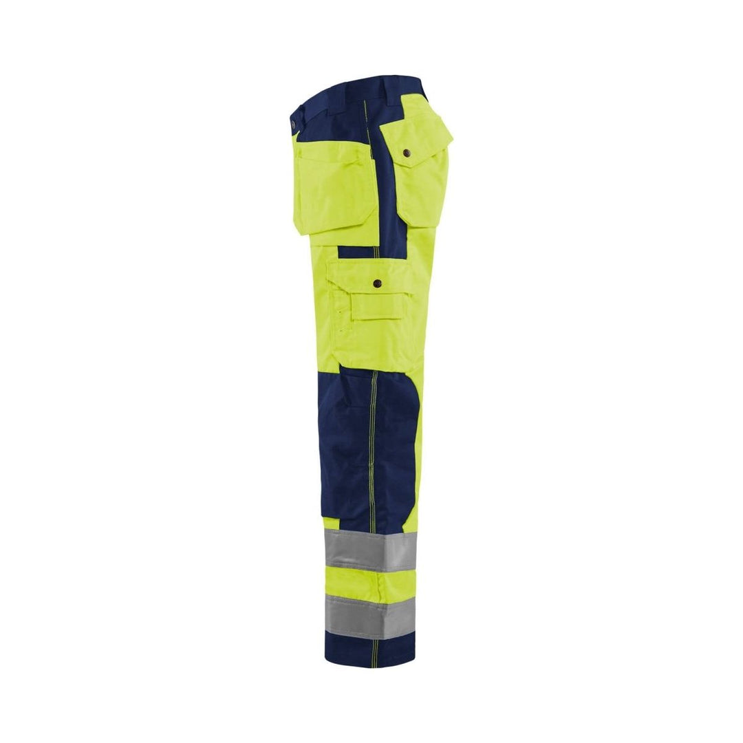 Blaklader 1533 Craftsman Hi-Vis Trousers - Mens (15331860) - (Colours 2 of 2) - workweargurus.com