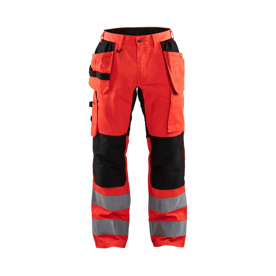 Blaklader 1552 Hi-Vis Stretch Trousers - Mens (15521811) - (Colours 2 of 2) - workweargurus.com