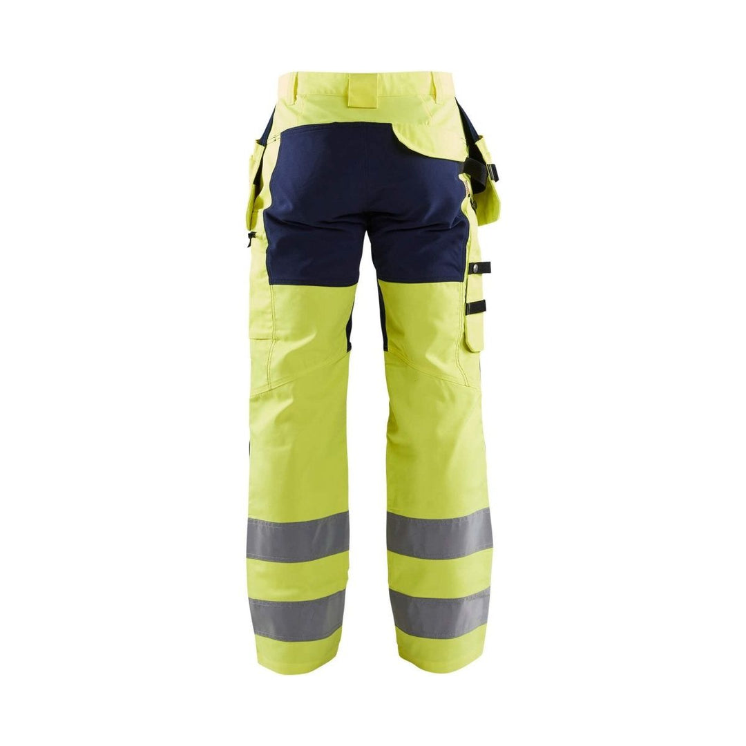 Blaklader 1552 Hi-Vis Stretch Trousers - Mens (15521811) - (Colours 2 of 2) - workweargurus.com