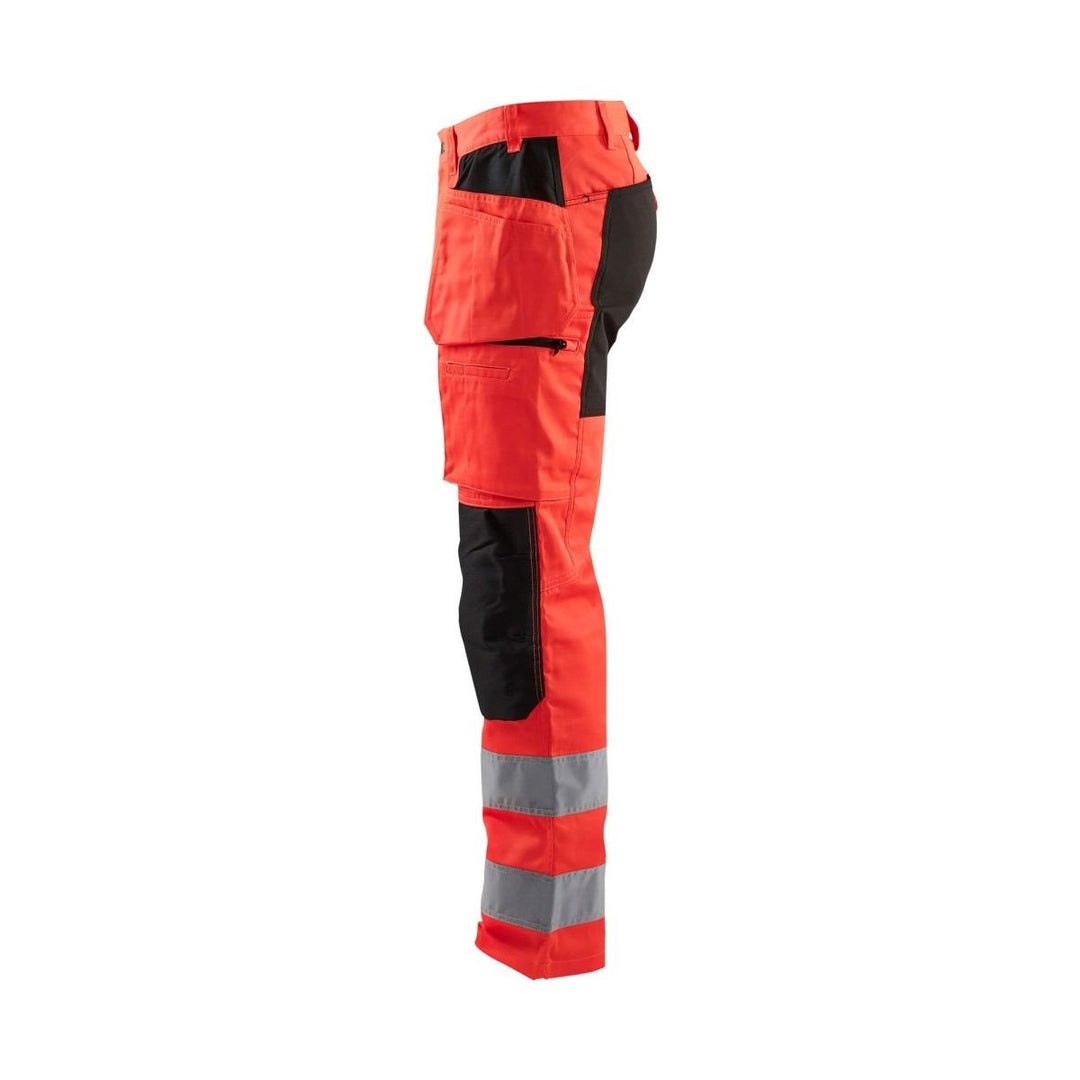 Blaklader 1552 Hi-Vis Stretch Trousers - Mens (15521811) - (Colours 2 of 2) - workweargurus.com