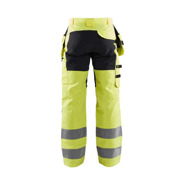 Blaklader 1552 Hi-Vis Stretch Trousers - Mens (15521811) - (Colours 2 of 2) - workweargurus.com