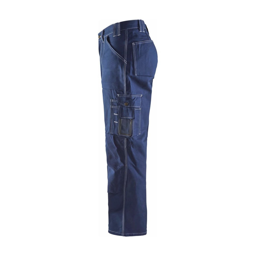 Blaklader 1570 Craftsman Trousers Navy-Blue - Mens (15701370) - workweargurus.com