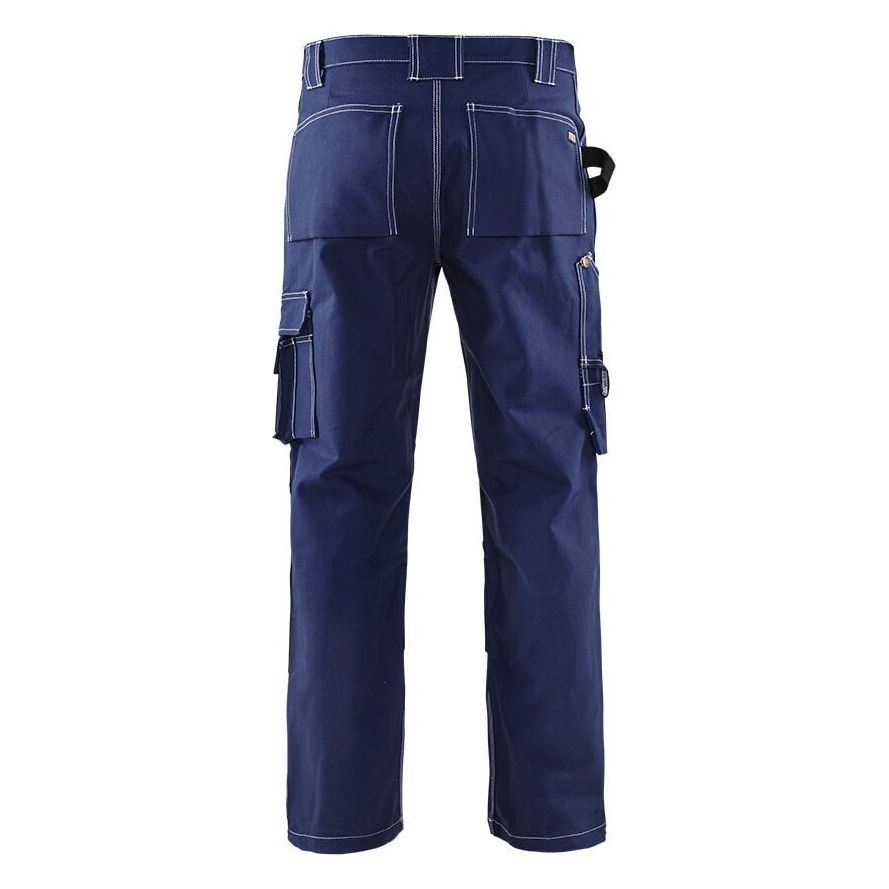 Blaklader 1570 Craftsman Trousers Navy-Blue - Mens (15701370) - workweargurus.com