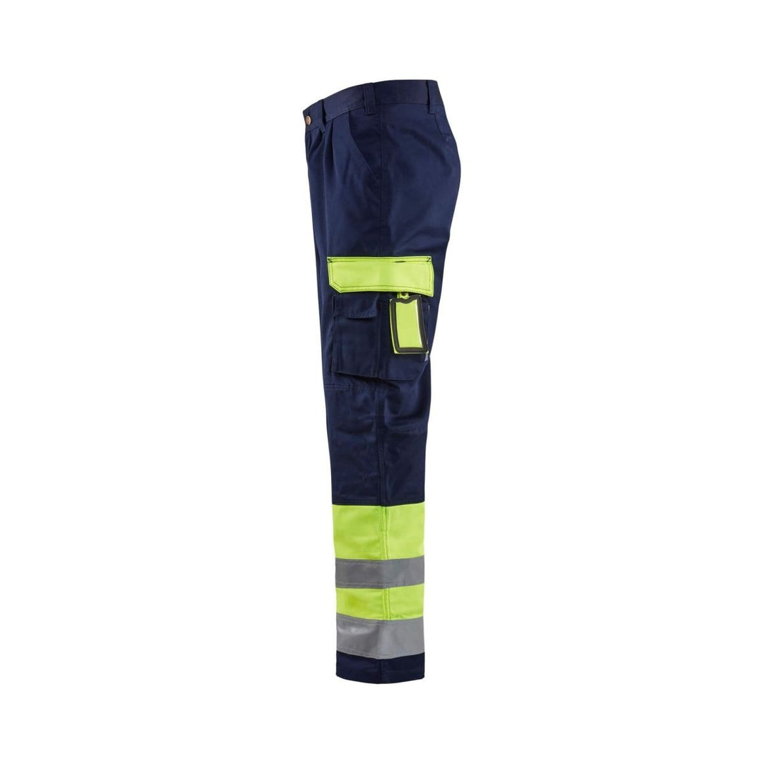 Blaklader 1584 Hi-Vis Work Trousers - Mens (15841860) - (Colours 2 of 2) - workweargurus.com