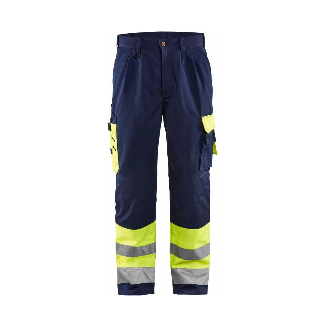 Blaklader 1584 Hi-Vis Work Trousers - Mens (15841860) - (Colours 2 of 2) - workweargurus.com