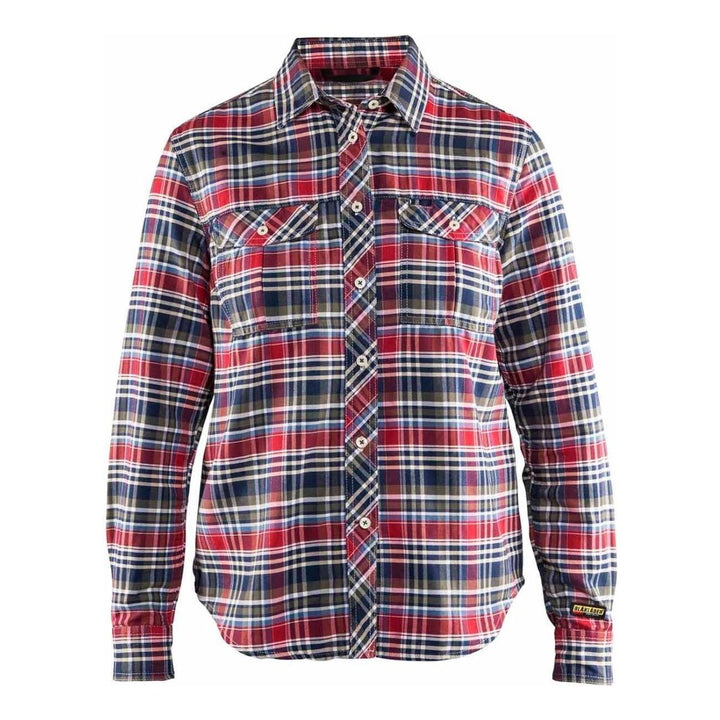 Blaklader 3209 Ladies Flannel Shirt - Womens (32091137) - workweargurus.com