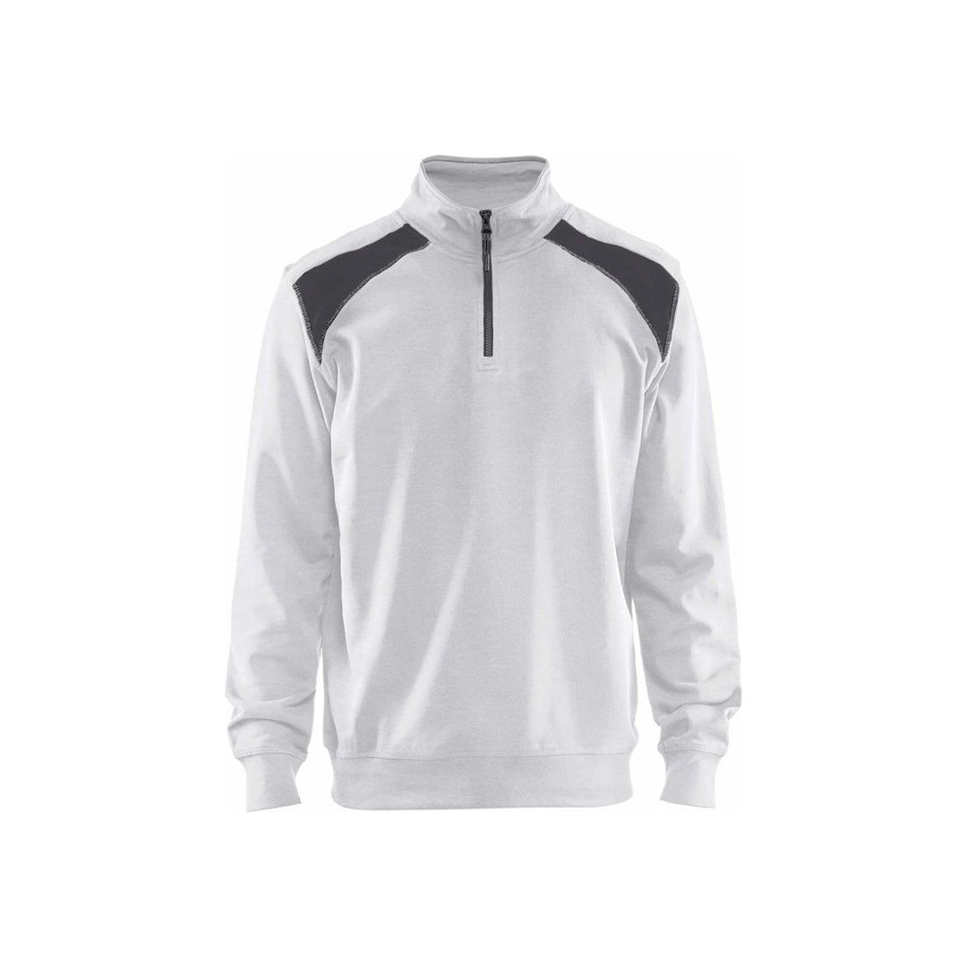 Blaklader 3353 2-Tone Sweatshirt Half-Zip - Mens (33531158) - (Colours 2 of 2) - workweargurus.com