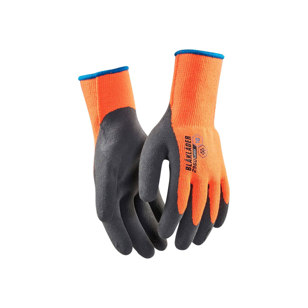 Blaklader 2960 Work Glove Lined Latex Coated (29601450) Mens Orange Front #colour_orange