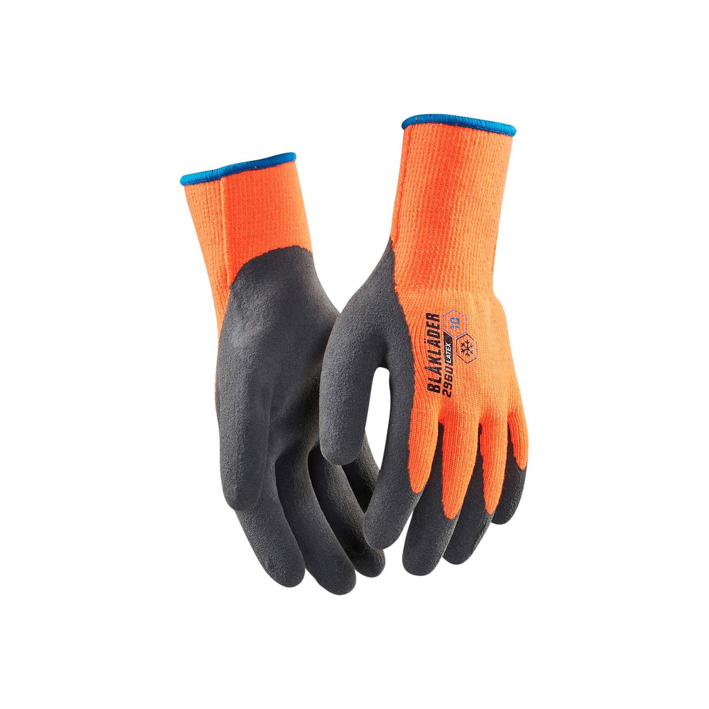Blaklader 2960 Work Glove Lined Latex Coated (29601450) Mens Orange Front