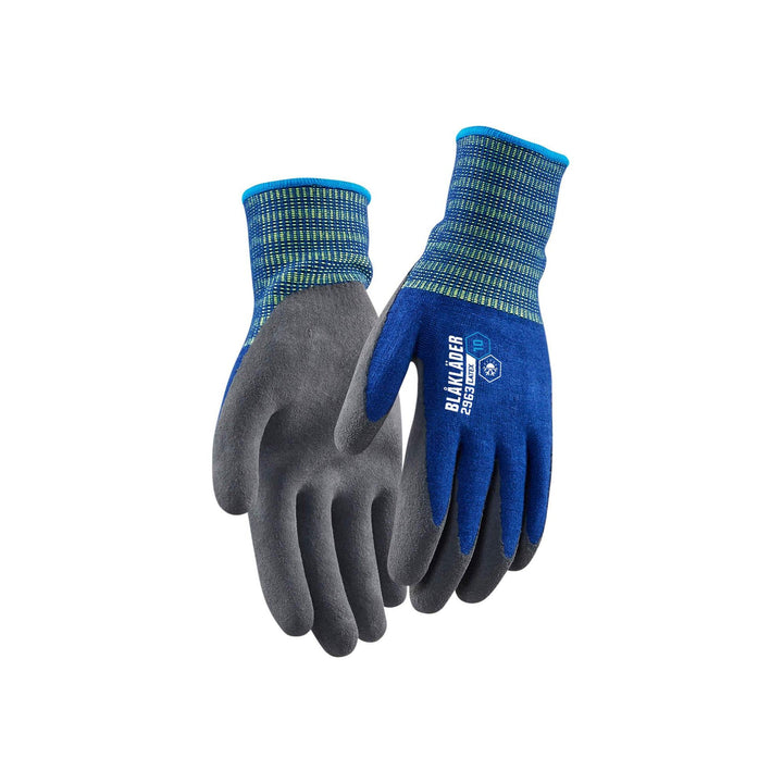 Blaklader 2963 Work Glove Light Lined Latex Coated (29631452) Mens Cornflower Blue Front #colour_cornflower-blue